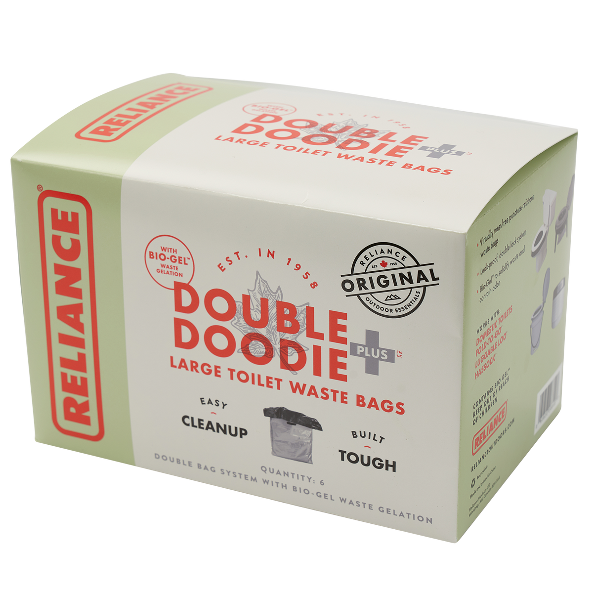 Double Doodie Plus Waste Bags – Reliance Outdoors