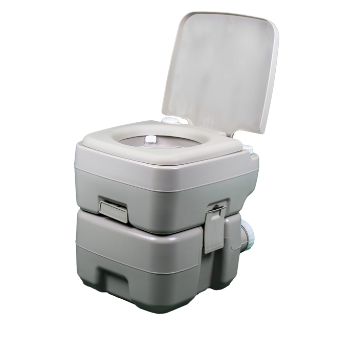 Toilette de camping/toilette chimique portable Reliance Hassock, avec seau,  siège et porte-rouleau de papier de toilette